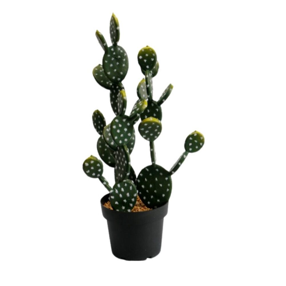 Planta Artificial Opuntia 53 cm ideal para decorar interiores y oficinas sin mantenimiento